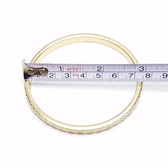 Set Five Orange Red Multicolored Stacking Bangles - Picture 8 of 8